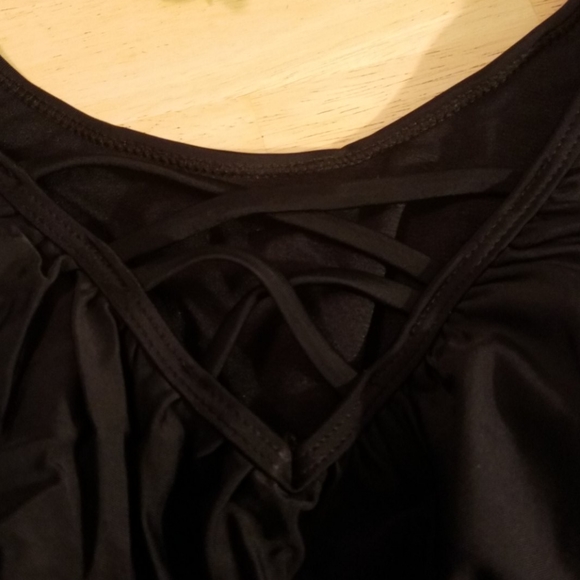 CLOSING New Black Frill Takini Swimsuit - Picture 5 of 8